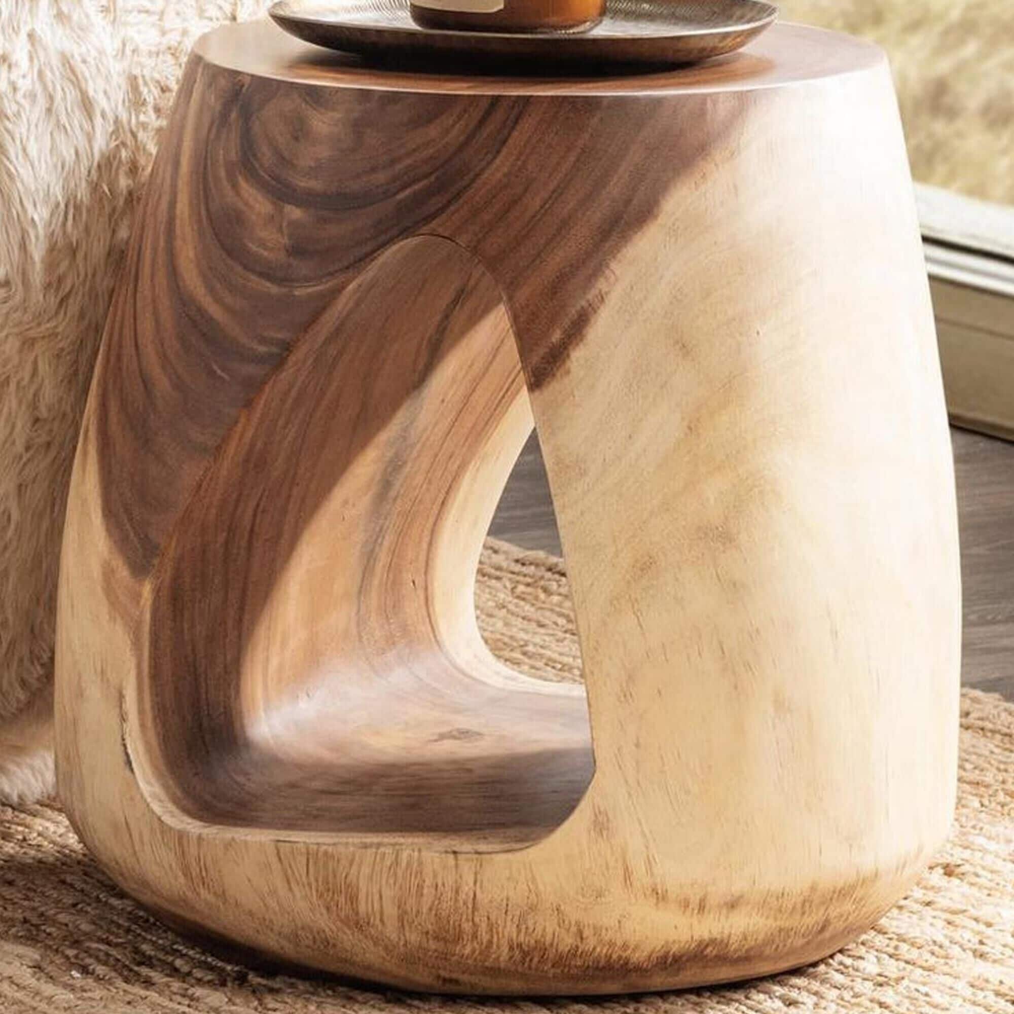 Classic Home Kana Accent Table in Natural
