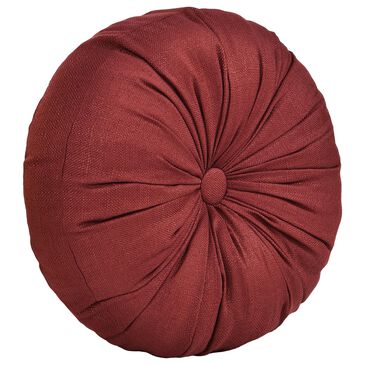 Royal Court Bari 15" Round Throw Pillow in Red, , large