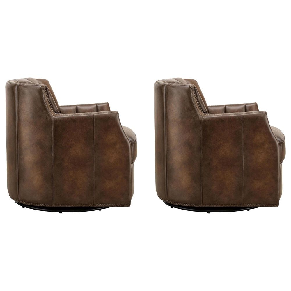 Hydeline Laredo Swivel Chair in Aged Maple (Set of 2), , large
