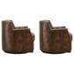 Hydeline Laredo Swivel Chair in Aged Maple (Set of 2), , large