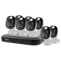 Swann 8 Camera 8 Channel 4K Ultra HD DVR Security System in Black and White
