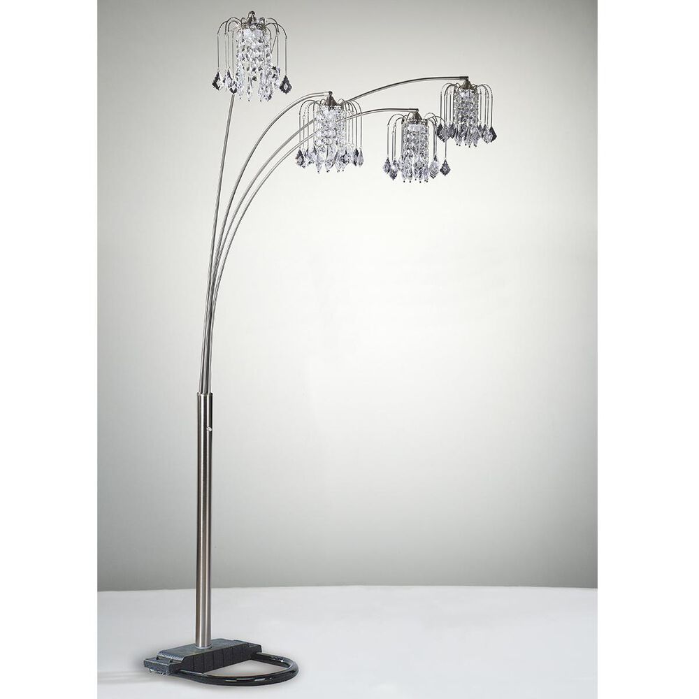 37B Rain Drop Floor Lamp in Pewter, , large