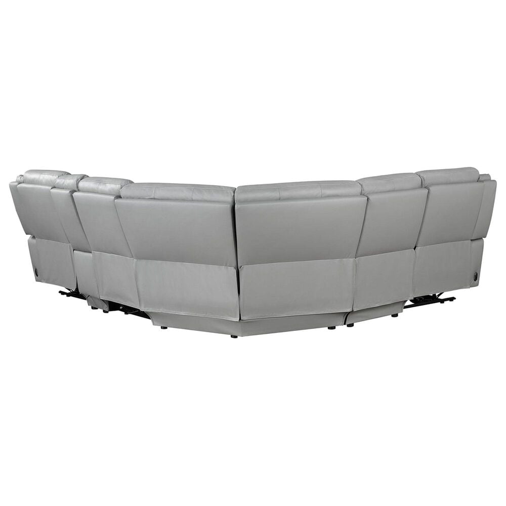 Steve Silver Alexandria 6-Piece Power Reclining Sectional in Stone, , large
