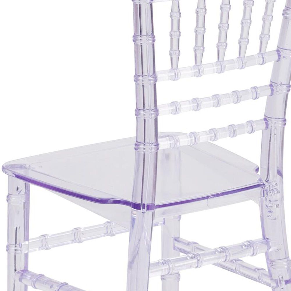 Flash Furniture Hercules Kids Chiavari Chair in Transparent Crystal, , large