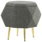 LumiSource Diamond Storage Ottoman in Green, , large