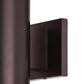 Vaxcel Chiasso 1-Light Outdoor Wall Sconce in Deep Bronze, , large