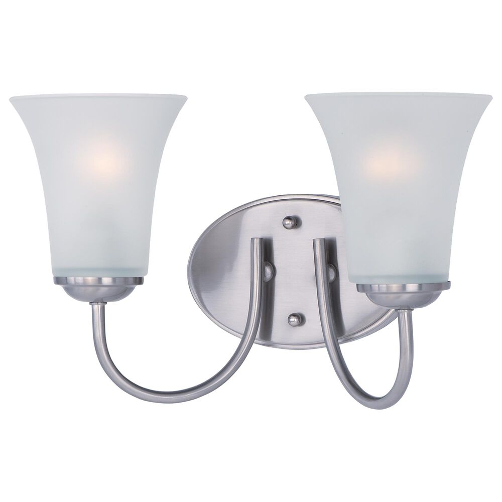 Maxim Lighting Logan 2-Light Bath Vanity in Satin Nickel, , large