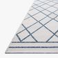 Loloi Easton Ivory and Denim 8"6" x 11"6" Indoor/Outdoor Area Rug, , large