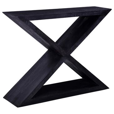 Crestview Collection Veritas Console Table in Black, , large