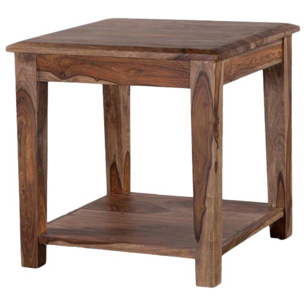 Porter Design Sonora Harvest End Table in Natural Sheesham, , large