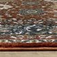 Oriental Weavers Vivian VI04B 7"10" x 10"10" Red Area Rug, , large