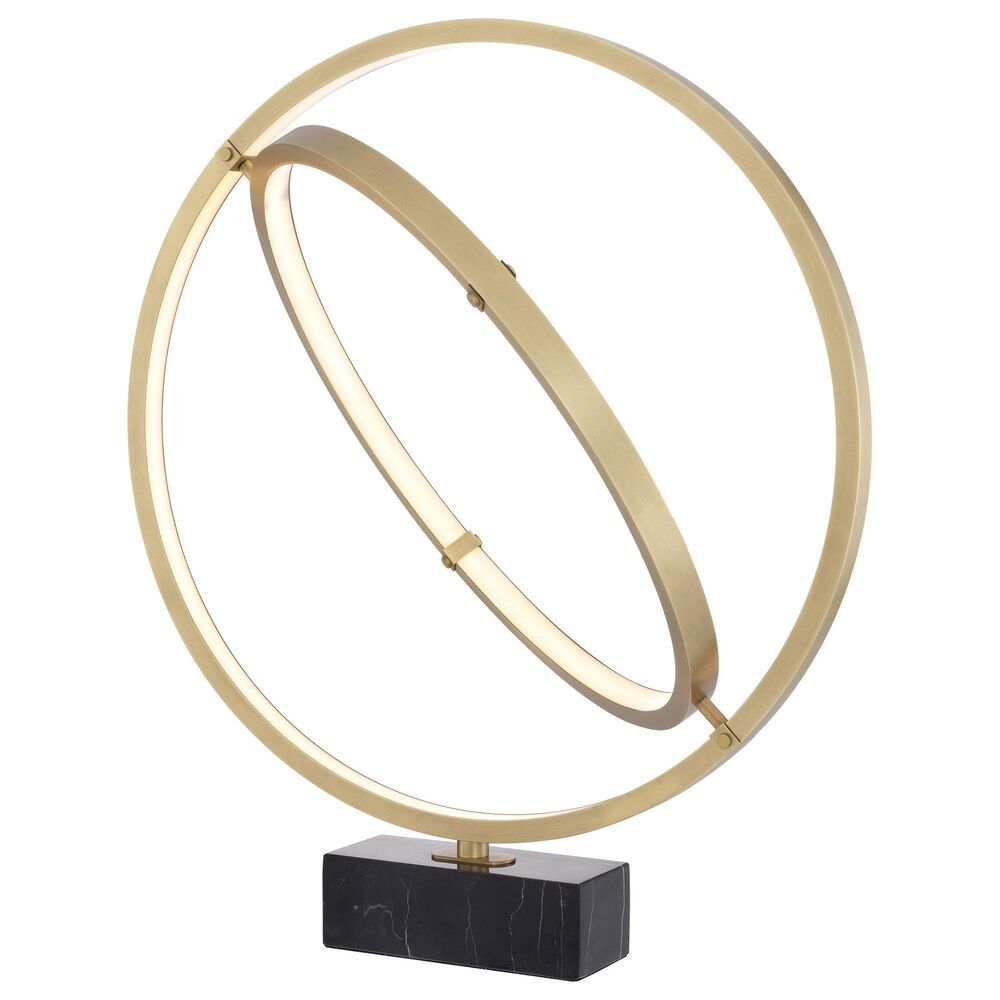 Eichholtz Cassini Table Lamp in Antique Brass and Black, , large