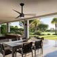 Minka-Aire Elavan 36" Indoor/Outdoor Ceiling Fan with LED Light in Dark Bronze, , large