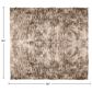 Timberlake 60" x 80" Ruched Faux Fur Throw Blanket in Taupe, , large