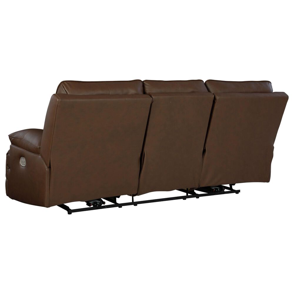 Ashley VonRyan Power Reclining Sofa with Adjustable Headrest in Tobacco, , large