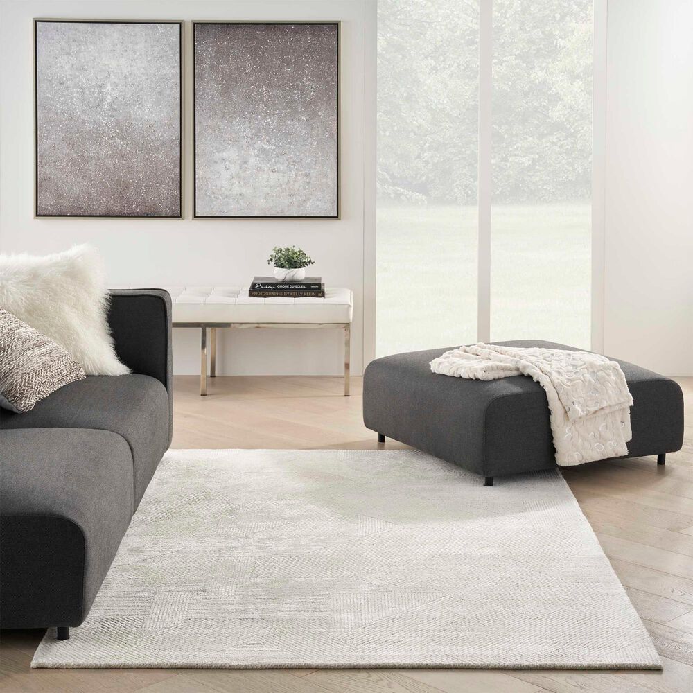 Nourison Ma30 Star Geometric 4&#39; x 6&#39; Ivory Area Rug, , large