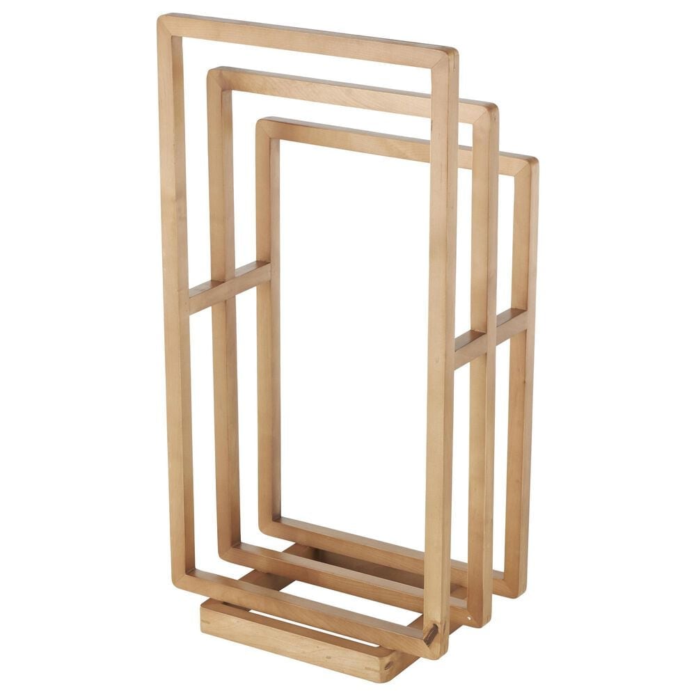 Maple and Jade Modern Closet Quilt Rack in Brown, , large