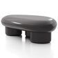 Furniture of America Rene Low Profile Glossy Coffee Table in Dark Gray, , large