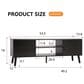 FDW 53.5" TV Stand in Black, , large