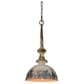Southern Lighting Liza 1-Light Distressed Metal Pendant, , large