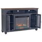 Legends Furniture Americana 66" Fireplace TV Stand in Corduroy Blue, , large
