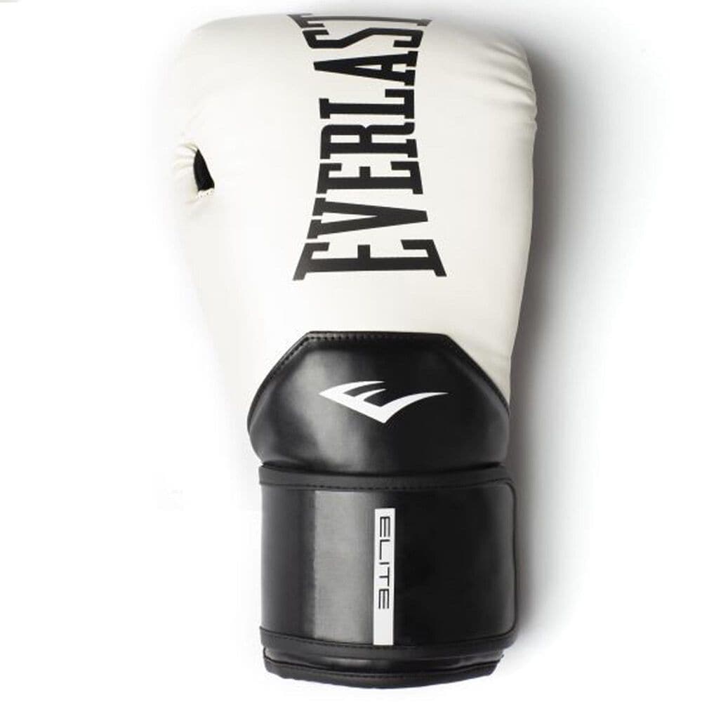 Everlast Elite 2 12 Oz Boxing Gloves in White and Black, , large