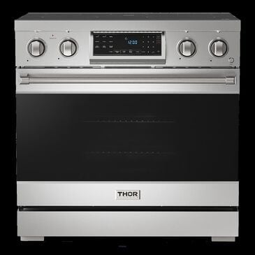 Thor Kitchen Gordon Ramsay 6 Cu. Ft. Professional Electric Range in Stainless Steel, , large