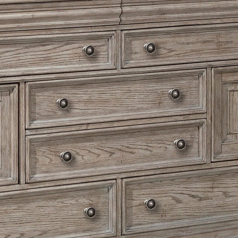 Chapel Hill Kingsbury 3 Piece King Bedroom Set in Gray, , large