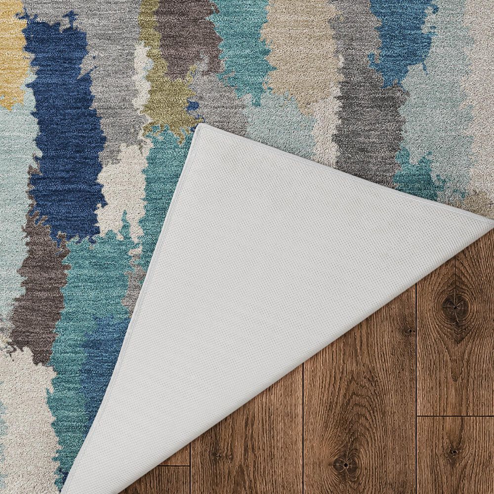 Dalyn Rug Company Kenner KN6 Teal 2'3" x 7'6" Runner, , large