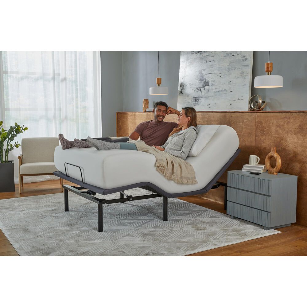 SERTA Split California King Silver Baselogic Adjustable Base, , large