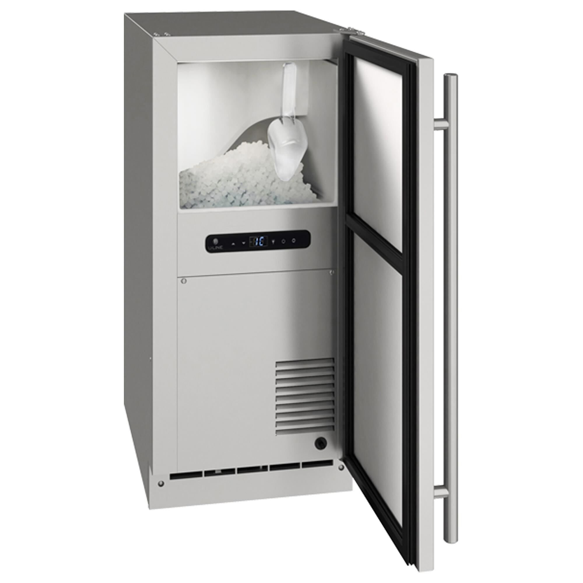 U Line 15 Nugget Ice Machine in Stainless Steel