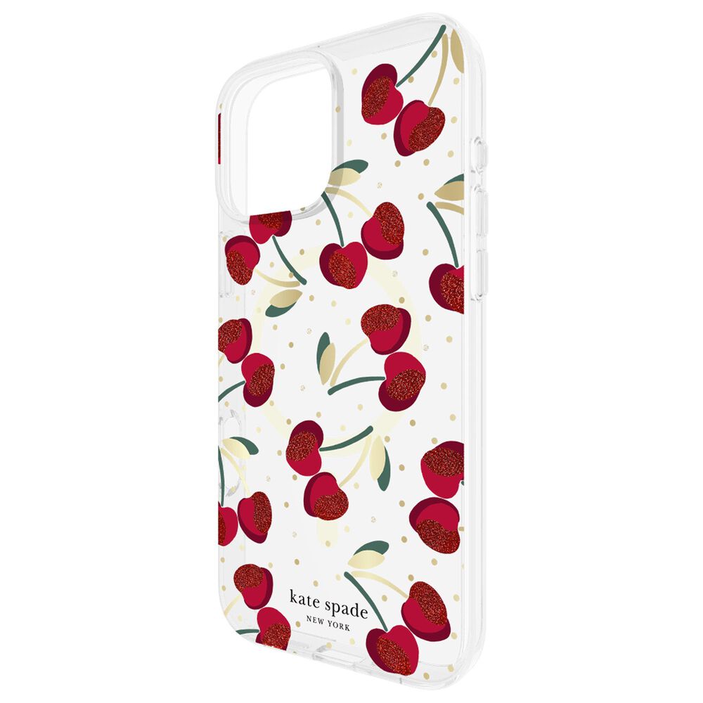 Kate Spade Protective Magsafe Case for Apple iPhone 16 Pro Max in Cherry Dot, , large