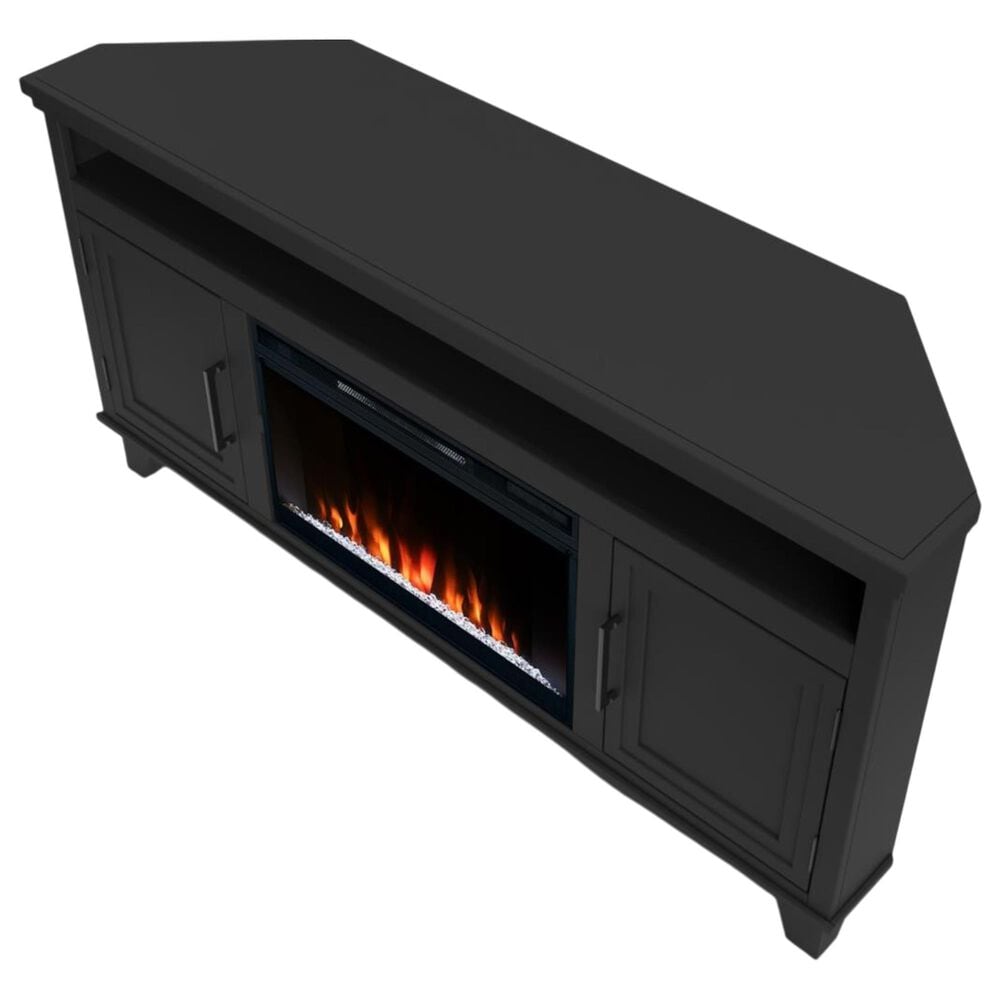 Legends Home Sonoma 64" Corner Fireplace Console in Seal Skin, , large
