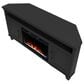 Legends Home Sonoma 64" Corner Fireplace Console in Seal Skin, , large