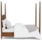 Shannon Hills Elsie King Poster Bed in Classic Walnut, , large