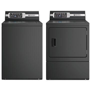 Speed Queen 3.2 Cu. Ft. Top Load Washer and 7.0 Cu. Ft. Electric Dryer Laundry Pair in Black, , large