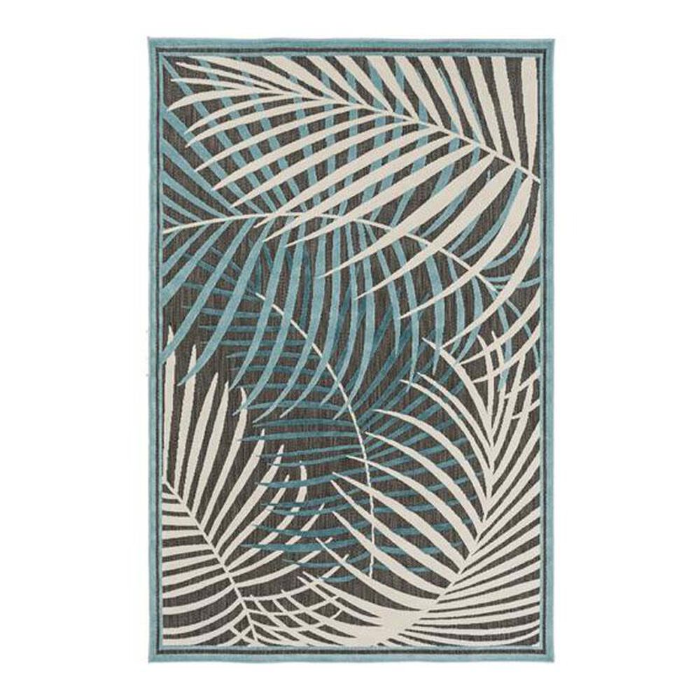 Surya Portera PRT-1062 3"9" x 5"8" Teal/Aqua/Ivory Area Rug, , large