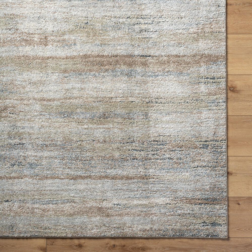 Surya Avellino 7&#39;10&quot; x 10&#39; Light Gray, Tan, Light Beige, Light Olive, Deep Teal and Gray Area Rug, , large