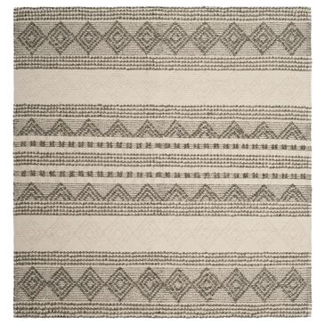 Safavieh Natura Transitional 10" Square Grey and Ivory Area Rug, , large