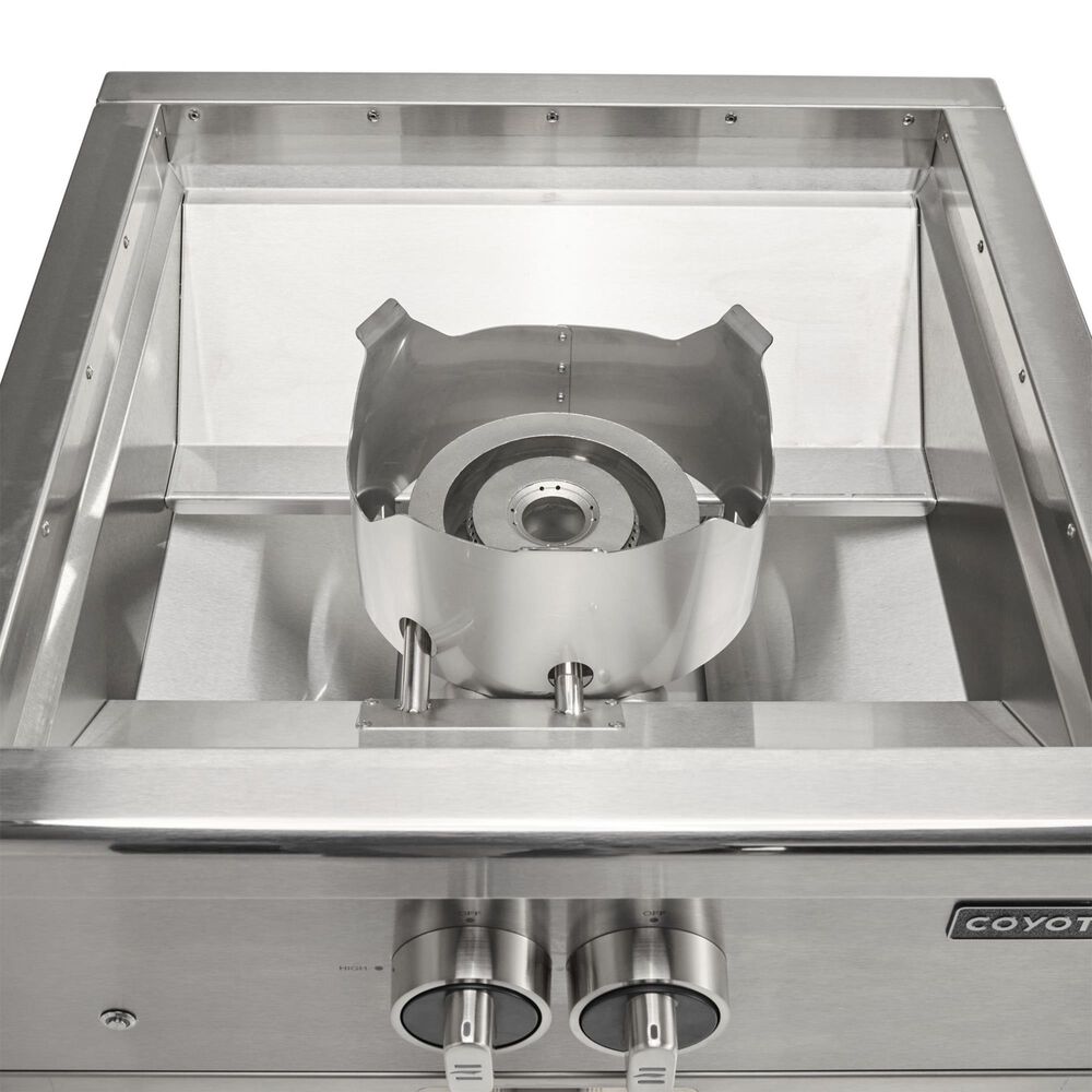 Coyote Outdoor 24&quot; Built-In Power Natural Gas Burner in Stainless Steel, , large