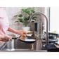 HIC Kitchen Handle Dishwashing Vegetable Brush in Brown, , large