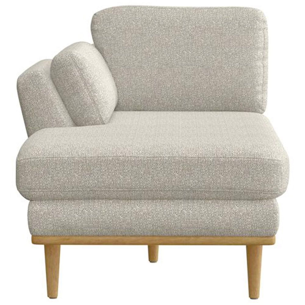 Golden Wave Furniture Reverie Left-Facing Chaise in Grey, , large