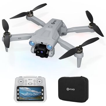 Contixo F21 Lumo Pro Mini FPV Drone with Camera and Case in Gray, , large