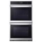 LG 30" Double Wall Oven with Convection and Air Fry in Stainless Steel, , large