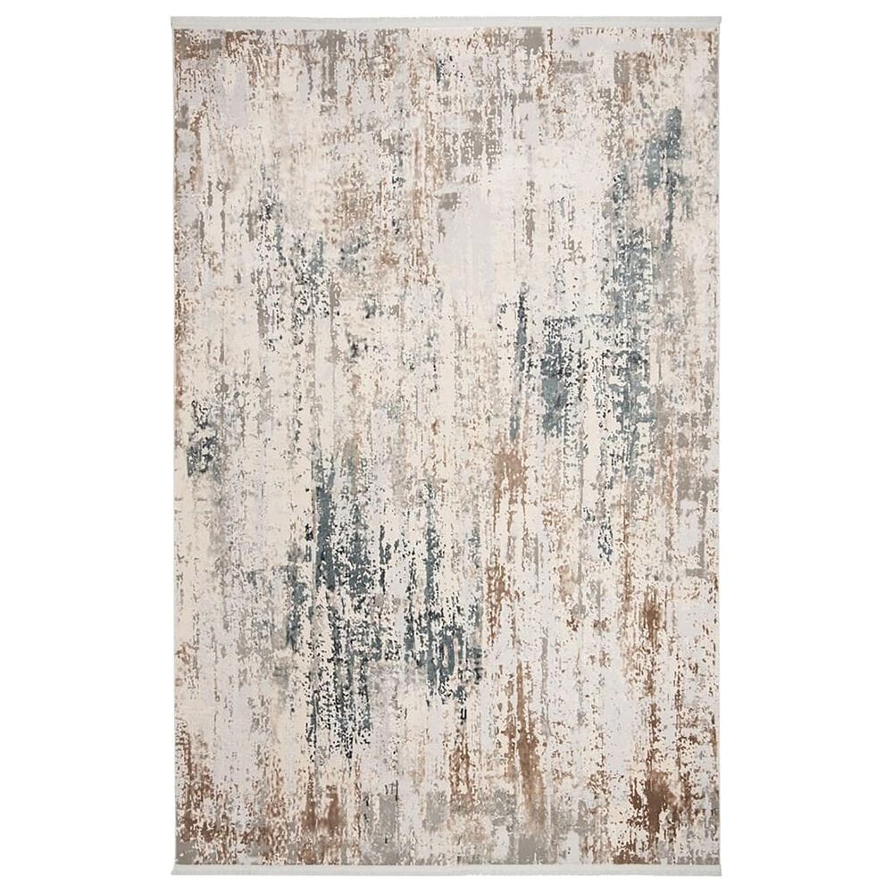 Safavieh Eclipse ECL184 6' x 9' Beige and Grey Area Rug, , large
