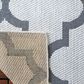 Safavieh Bermuda BMU804B 2" x 8" Ivory and Grey Indoor/Outdoor Area Performance Rug, , large