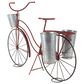 Maple and Jade Vintage Plantstand in Red and Silver, , large