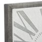 Maple and Jade 25" Metal Wall Clock in Grey, , large