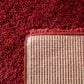 Safavieh August Shag 4" x 6" Burgundy Area Rug, , large
