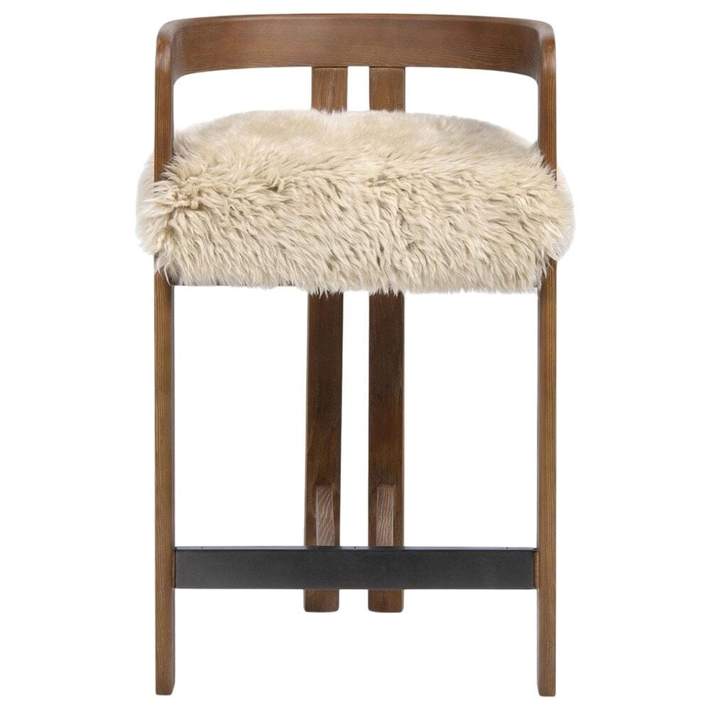 Jennifer Taylor Home Millwick Counter Stool in Natural Blonde, , large